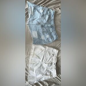 Hollister and forever21 skirts